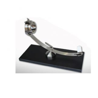 Sujeta jamones Articulado giratorio 360º inox base polietileno negro